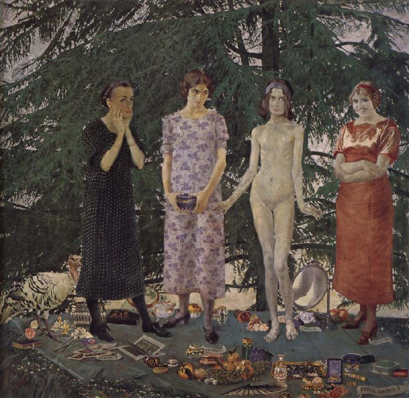 Felice Casorati Recreation by our Gallery oil painting picture